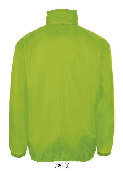 SOL'S SHIFT - UNISEX WATER REPELLENT WINDBREAKER Zöld 