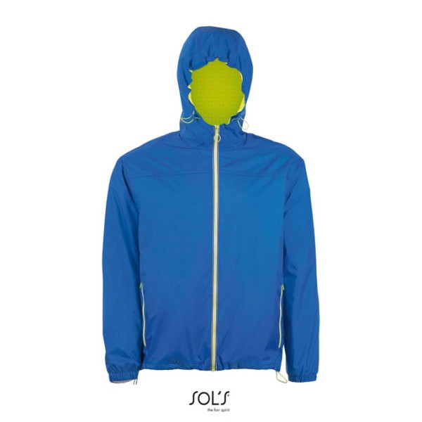 SOL'S SKATE - UNISEX LINED WINDBREAKER Kék 