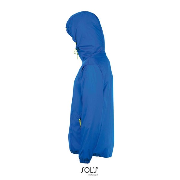 SOL'S SKATE - UNISEX LINED WINDBREAKER Kék 