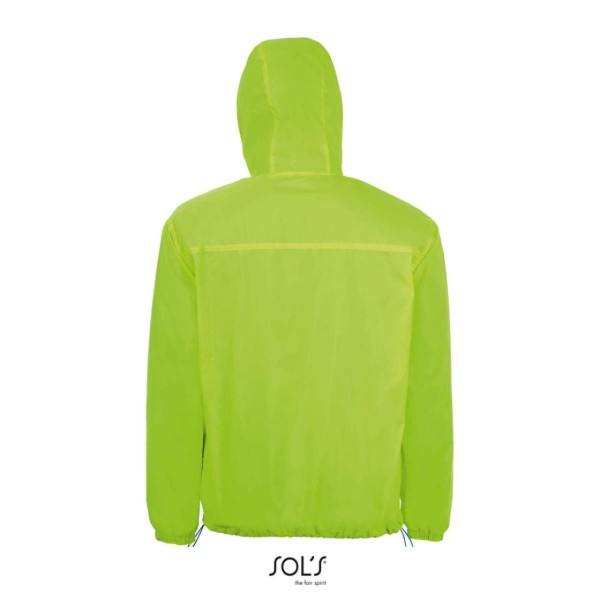 SOL'S SKATE - UNISEX LINED WINDBREAKER Zöld 