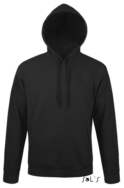 SOL'S SNAKE - UNISEX HOODED SWEATSHIRT Fekete 