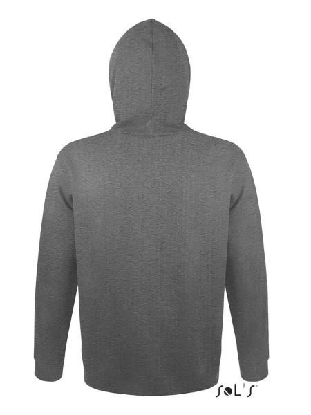 SOL'S SNAKE - UNISEX HOODED SWEATSHIRT Szürke 