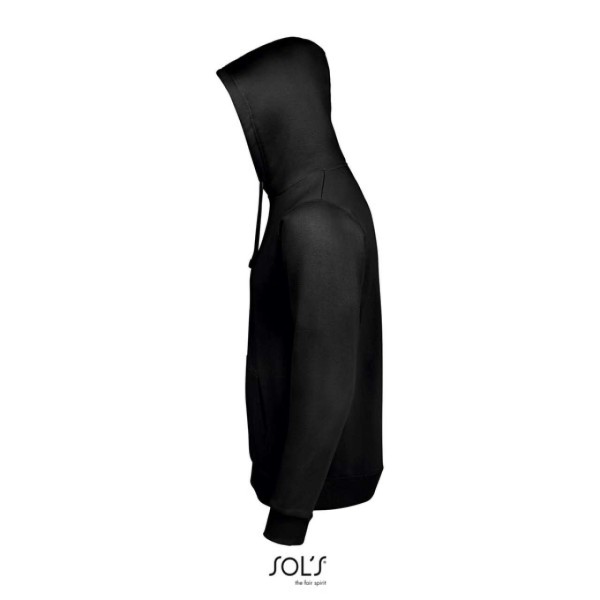 SOL'S SPENCER - HOODED SWEATSHIRT Fekete 