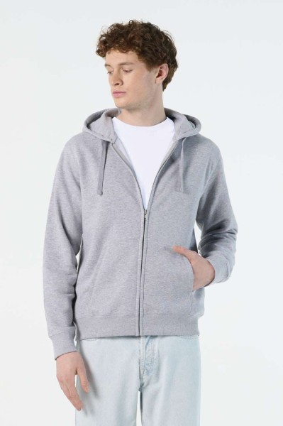 SOL'S SPIKE MEN - ZIP HOODIE Fekete 