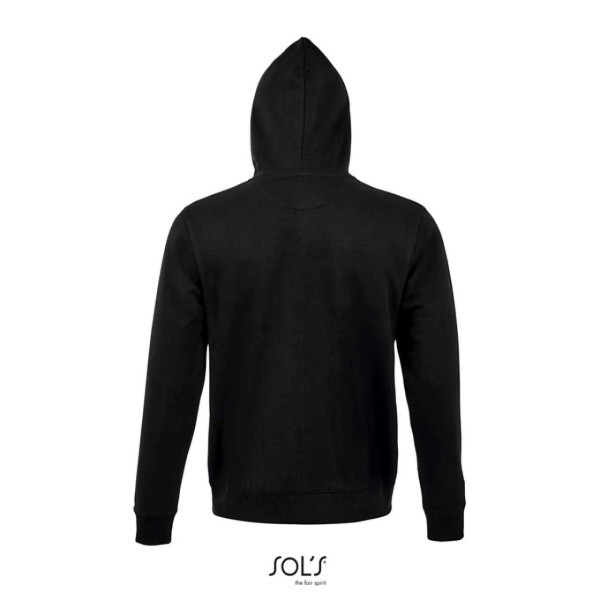 SOL'S SPIKE MEN - ZIP HOODIE Fekete 