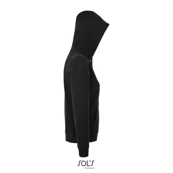 SOL'S SPIKE WOMEN - ZIP HOODIE Fekete 