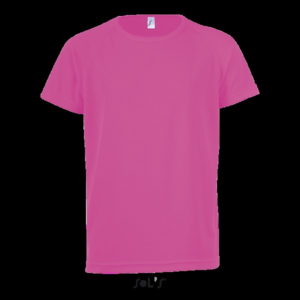 SOL'S SPORTY KIDS' - RAGLAN-SLEEVED T-SHIRT Rózsaszín 