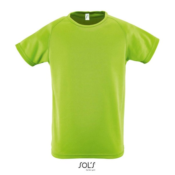 SOL'S SPORTY KIDS' - RAGLAN-SLEEVED T-SHIRT Zöld 