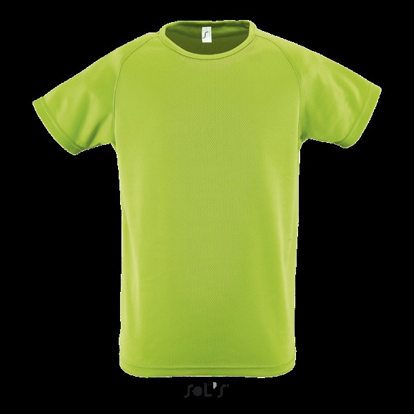 SOL'S SPORTY KIDS' - RAGLAN-SLEEVED T-SHIRT Zöld 