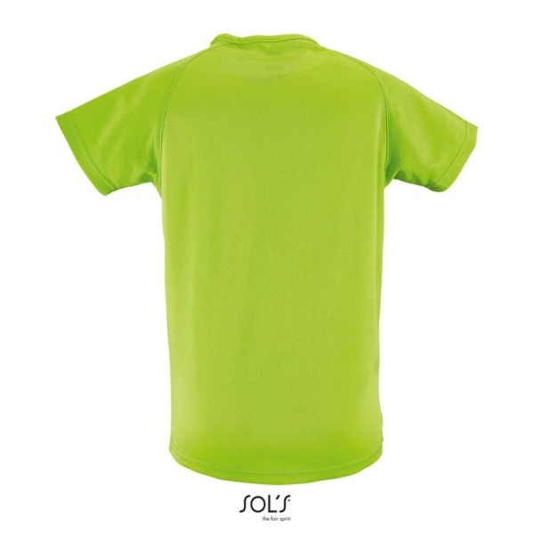 SOL'S SPORTY KIDS' - RAGLAN-SLEEVED T-SHIRT Zöld 