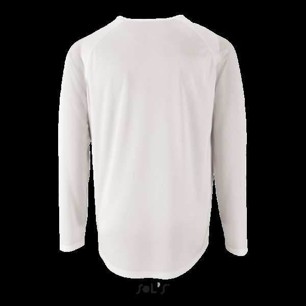 SOL'S SPORTY LSL MEN - LONG SLEEVE SPORTS T-SHIRT Fehér 