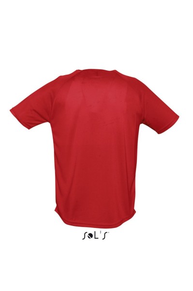 SOL'S SPORTY - RAGLAN SLEEVED T-SHIRT Piros 