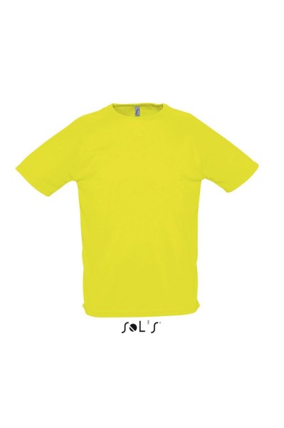 SOL'S SPORTY - RAGLAN SLEEVED T-SHIRT Sárga 