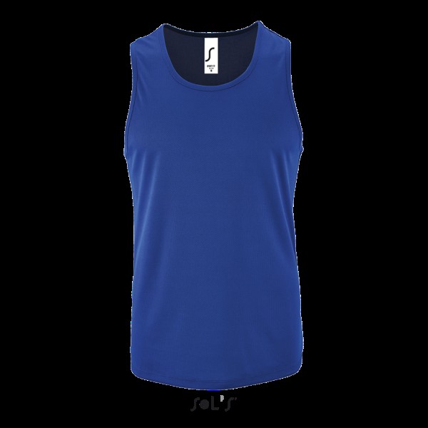 SOL'S SPORTY TT MEN - SPORTS TANK TOP Kék 