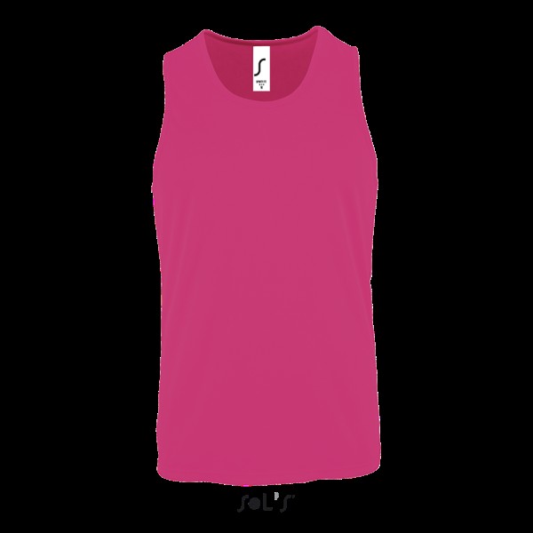 SOL'S SPORTY TT MEN - SPORTS TANK TOP Rózsaszín 