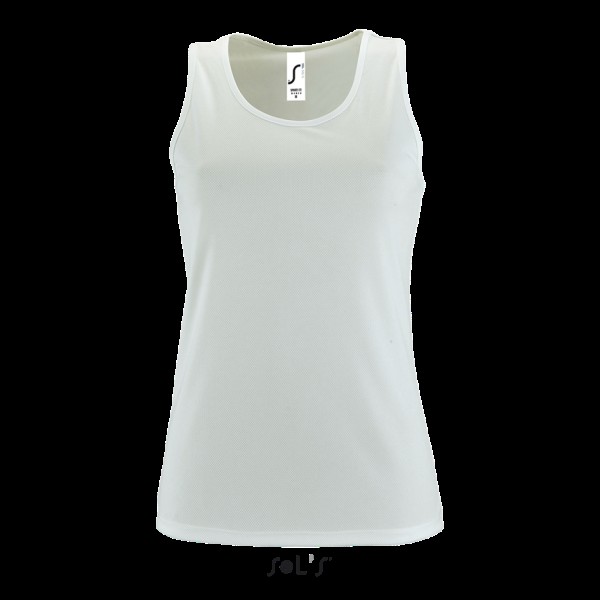 SOL'S SPORTY TT WOMEN - SPORTS TANK TOP Fehér 