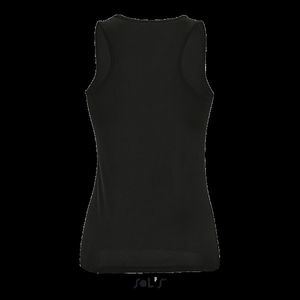 SOL'S SPORTY TT WOMEN - SPORTS TANK TOP Fekete 