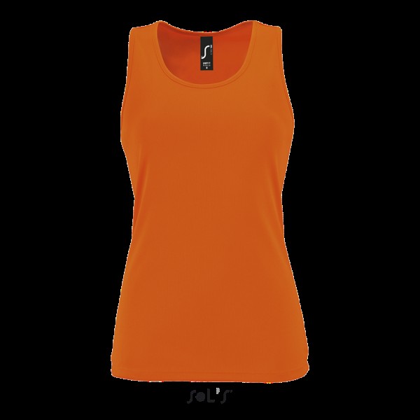 SOL'S SPORTY TT WOMEN - SPORTS TANK TOP Narancssárga 