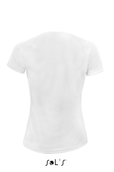 SOL'S SPORTY WOMEN - RAGLAN SLEEVED T-SHIRT Fehér 