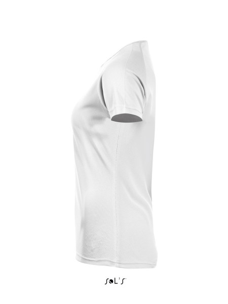 SOL'S SPORTY WOMEN - RAGLAN SLEEVED T-SHIRT Fehér 