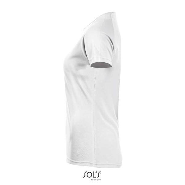 SOL'S SPORTY WOMEN - RAGLAN SLEEVED T-SHIRT Fehér 