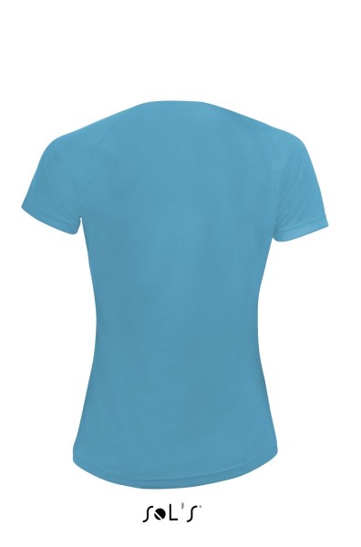 SOL'S SPORTY WOMEN - RAGLAN SLEEVED T-SHIRT Kék 