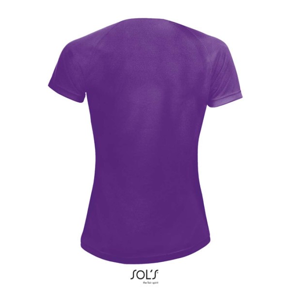SOL'S SPORTY WOMEN - RAGLAN SLEEVED T-SHIRT Lila 