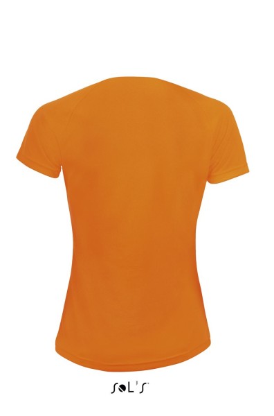 SOL'S SPORTY WOMEN - RAGLAN SLEEVED T-SHIRT Narancssárga 