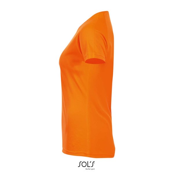 SOL'S SPORTY WOMEN - RAGLAN SLEEVED T-SHIRT Narancssárga 
