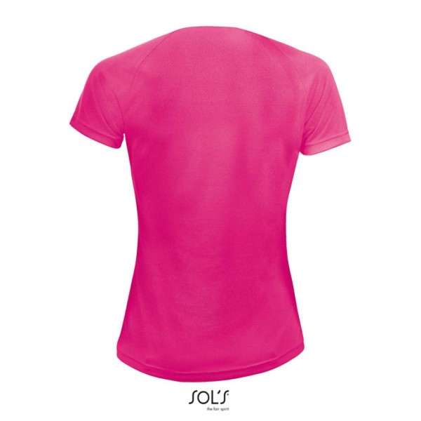 SOL'S SPORTY WOMEN - RAGLAN SLEEVED T-SHIRT Rózsaszín 