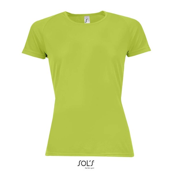 SOL'S SPORTY WOMEN - RAGLAN SLEEVED T-SHIRT Zöld 