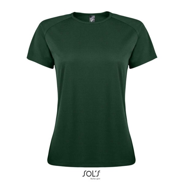 SOL'S SPORTY WOMEN - RAGLAN SLEEVED T-SHIRT Zöld 