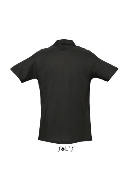 SOL'S SPRING II - MEN’S PIQUE POLO SHIRT Fekete 