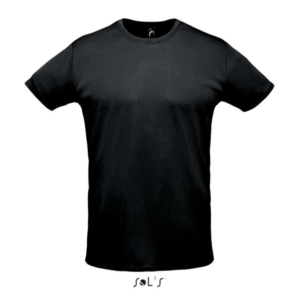 SOL'S SPRINT - UNISEX SPORT T-SHIRT Fekete 