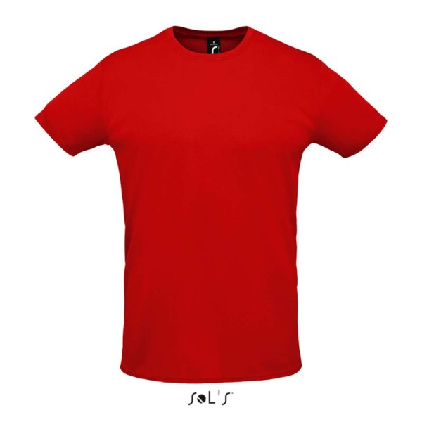 SOL'S SPRINT - UNISEX SPORT T-SHIRT Piros 