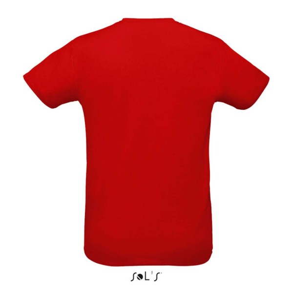 SOL'S SPRINT - UNISEX SPORT T-SHIRT Piros 
