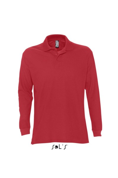 SOL'S STAR - MEN'S POLO SHIRT Piros 