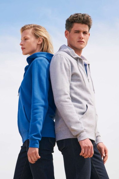 SOL'S STONE - UNISEX ZIP HOODIE Szürke 