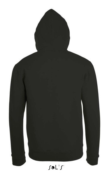 SOL'S STONE - UNISEX ZIP HOODIE Fekete 