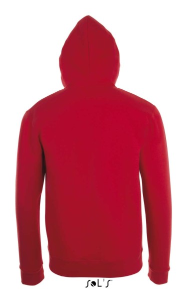 SOL'S STONE - UNISEX ZIP HOODIE Piros 