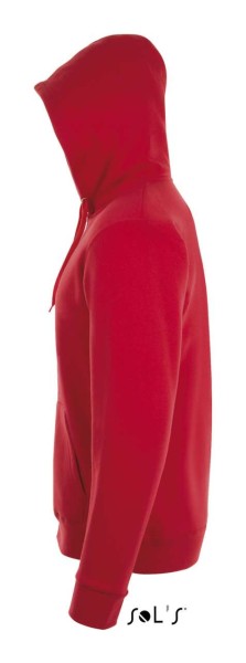 SOL'S STONE - UNISEX ZIP HOODIE Piros 