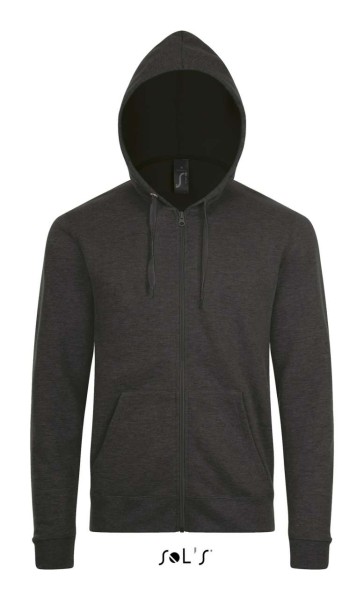 SOL'S STONE - UNISEX ZIP HOODIE Szürke 