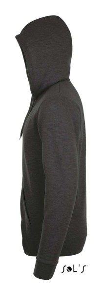 SOL'S STONE - UNISEX ZIP HOODIE Szürke 