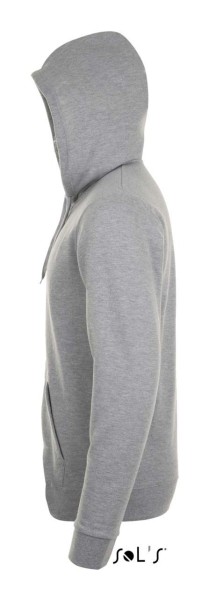 SOL'S STONE - UNISEX ZIP HOODIE Szürke 