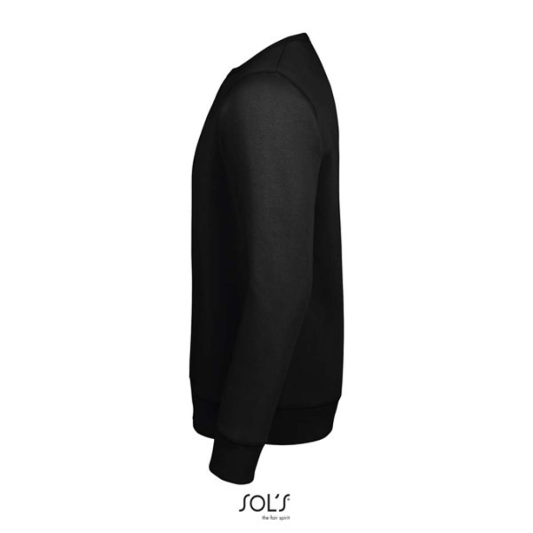 SOL'S SULLY - MEN’S ROUND-NECK SWEATSHIRT Fekete 