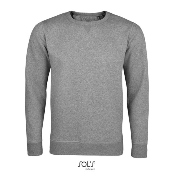 SOL'S SULLY - MEN’S ROUND-NECK SWEATSHIRT Szürke 