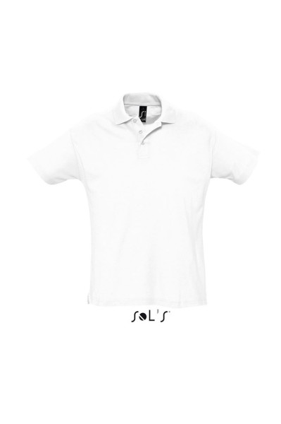 SOL'S SUMMER II - MEN'S POLO SHIRT Fehér 