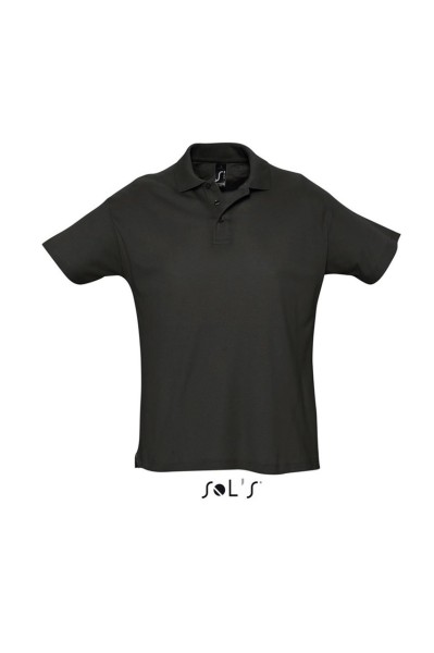 SOL'S SUMMER II - MEN'S POLO SHIRT Fekete 