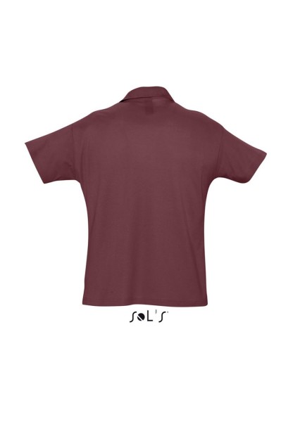 SOL'S SUMMER II - MEN'S POLO SHIRT Piros 