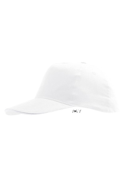SOL'S SUNNY KIDS' - FIVE PANELS CAP Fehér 
